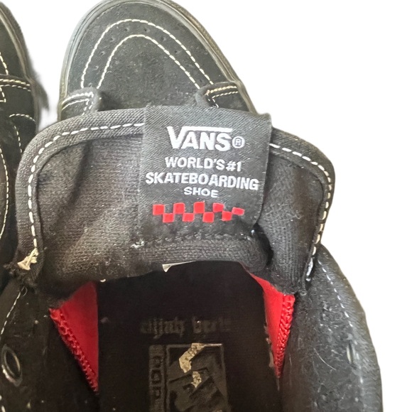 Size 8 - VANS Elijah Berle x Skate Sk8- Decon High Black - Picture 7 of 12